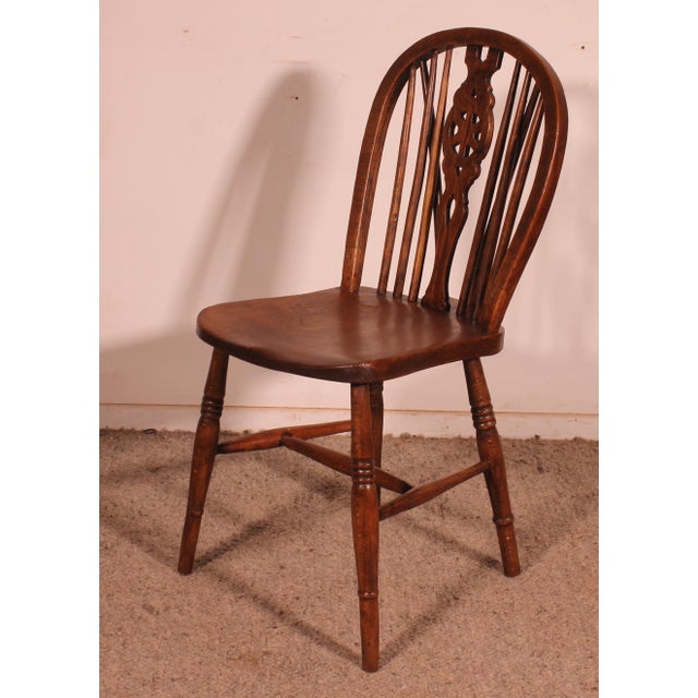 19th Century Windsor Wheelback Chairs, Set of 10 For Sale - Image 11 of 14