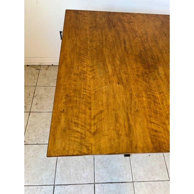 Vintage Duncan Phyfe Style Flip Top Table For Sale - Image 10 of 14