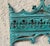 Green Funky Exquisite Antique Bronze Architectural Wall Hanging For Sale - Image 8 of 18