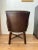 Late 20th Century Vintage Leather Upholstered Tub Club Chair For Sale - Image 5 of 8