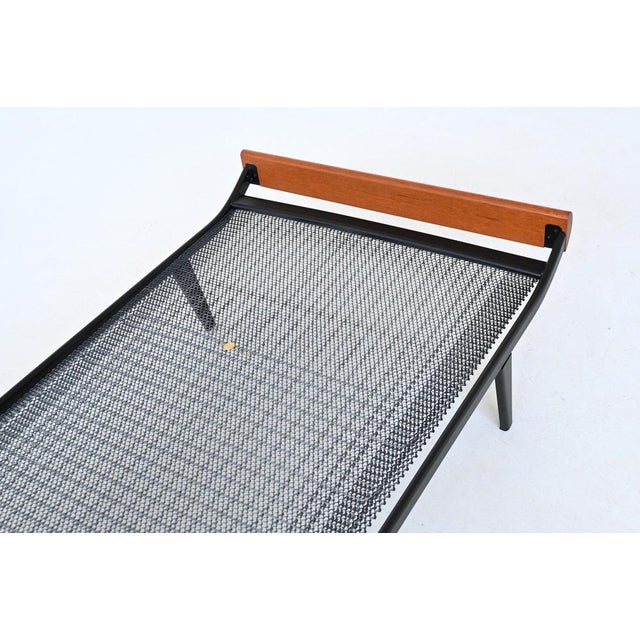 Dutch Cleopatra Daybed in White Fabric by Dick Cordemeijer for Auping, 1954 For Sale - Image 18 of 18