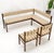 Danish Mid Century Modern L Shape Bench Chairs Dining Table Kitchen Dinette Set For Sale - Image 13 of 15