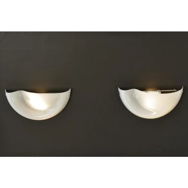 Pair of wall lamps designer: factory design year: around 1969 manufacturer: vetreria vistosi, murano country: italy...