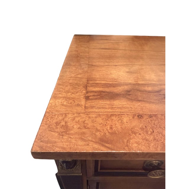 Mid 20th Century Mid 20th Century Biedermeier Style Bedside or Side Table With Neoclassical Accents For Sale - Image 5 of 10