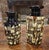 Mid-Century Modern Pair of Rare U - Keramik West German Vases in the Abstrakt Brutalist Series For Sale - Image 3 of 12