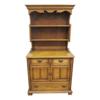 Vintage Country Style Maple Cabinet Server For Sale