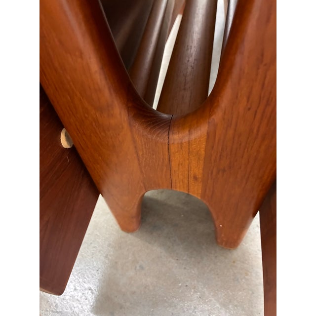 1960s Mid Century 1960's Bendt Winge Teak Dining Table Norway For Sale - Image 5 of 12