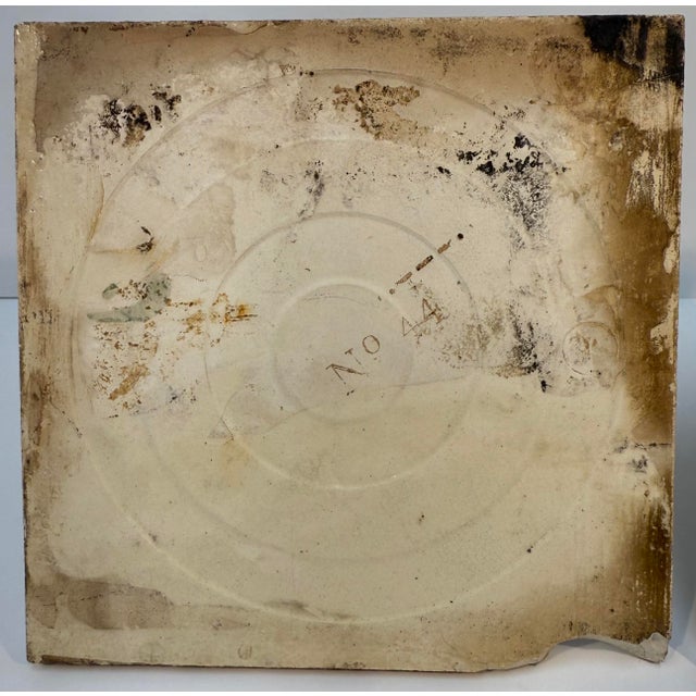 Antique White Antique English Glazed Ceramic Tiles Depicting Strawberries, Polychrome Transfer Decoration, Set of 2 For Sale - Image 8 of 8