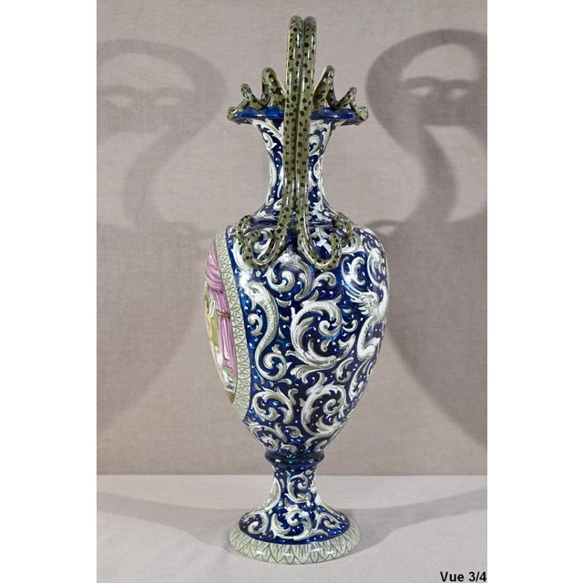 Renaissance Style Earthenware Vase, 19th Century For Sale - Image 15 of 18