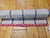 Off-white Vintage American Rag Runner, Handwoven Wool & Cotton, Indigo Stripe Pattern, 2x11 For Sale - Image 8 of 12