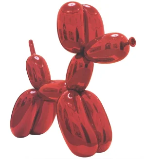2012 Jeff Koons 'Balloon Dog' Red, White Switzerland Offset Lithograph