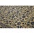 Late 19th Century 1890s Ivory Background Geometric Blue Floral Design Antique Chinese Peking Rug For Sale - Image 5 of 8