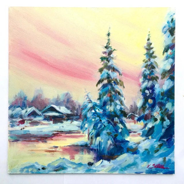 Hello, My name is Valeriya Serova, I am a professional artist. This is my original painting -SIZE: 8 x 8 inches or 20 x 20...