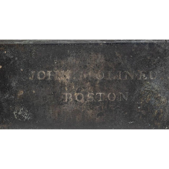 American Empire Brass Andirons, 19 C For Sale In New York - Image 6 of 6