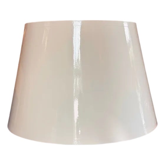 Drum Empire Lacquered Lampshade With Gold Interior – Maison Blanc For Sale