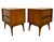 1970s Vintage Mid-Century Modern Two-Drawer Nightstands - Matching Pair With Dovetailed Drawers, A Pair For Sale - Image 5 of 10