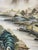 Vintage Chinese Porcelain Landscape Wall Panels, Set of Four For Sale - Image 9 of 12