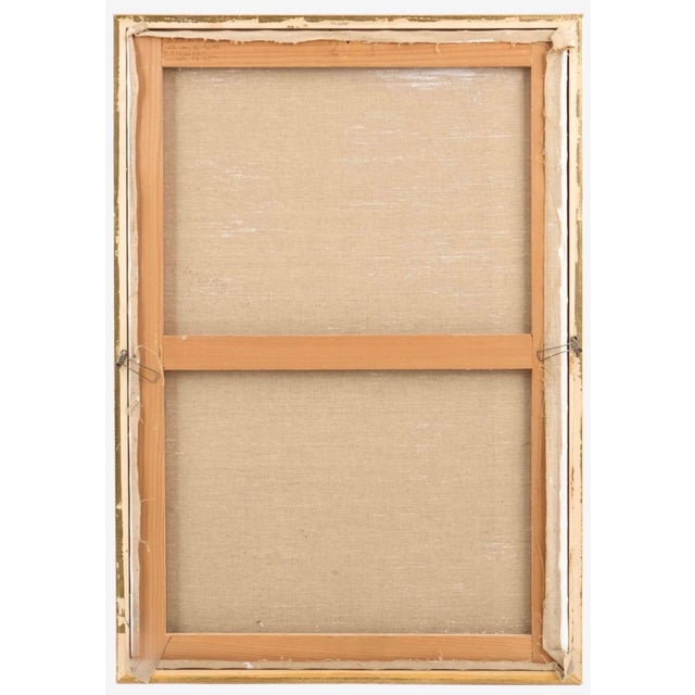 Rose Jacques Boeri, Large French Naive Oil Painting Jacques Boeri Fauvist Color Surrealist Fantasy For Sale - Image 8 of 8