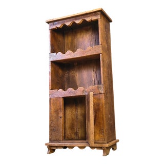 19th Century Rustic Folk Art Cabinet, France For Sale