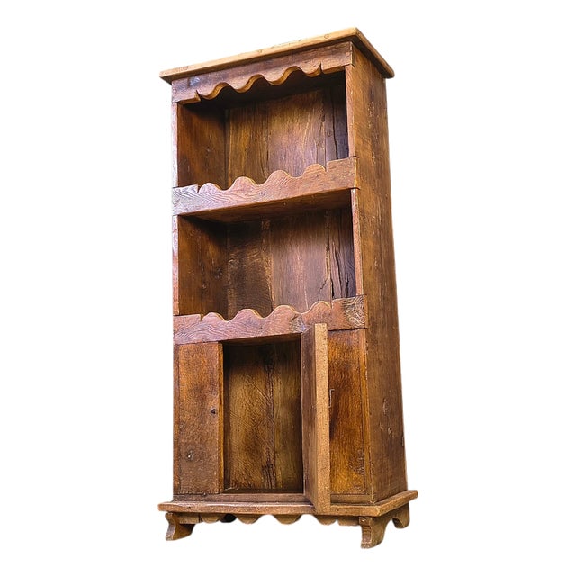19th Century Rustic Folk Art Cabinet, France For Sale