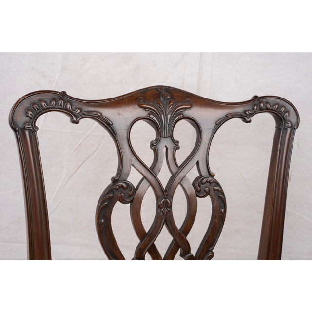 Early 20th Century Chippendale Style Dining Chair For Sale In San Diego - Image 6 of 9