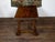 Wood Italian 19th Century Walnut Baroque Style Fratino Table with Carved Lyre Legs For Sale - Image 7 of 12
