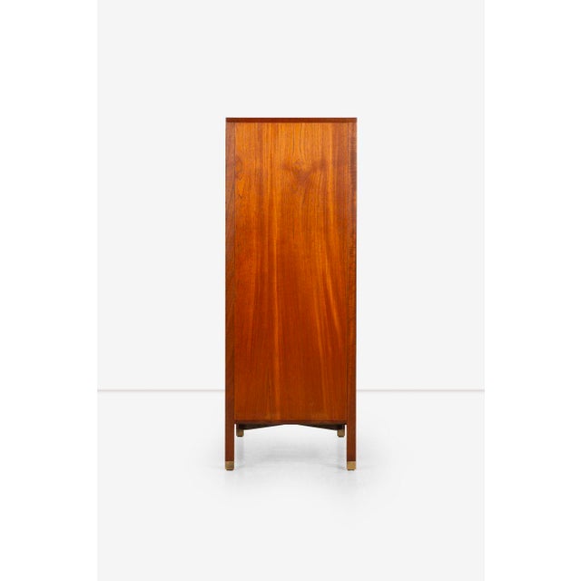 Wood Harvey Probber Chest of Drawers / Tall Dresser 1965 For Sale - Image 7 of 12