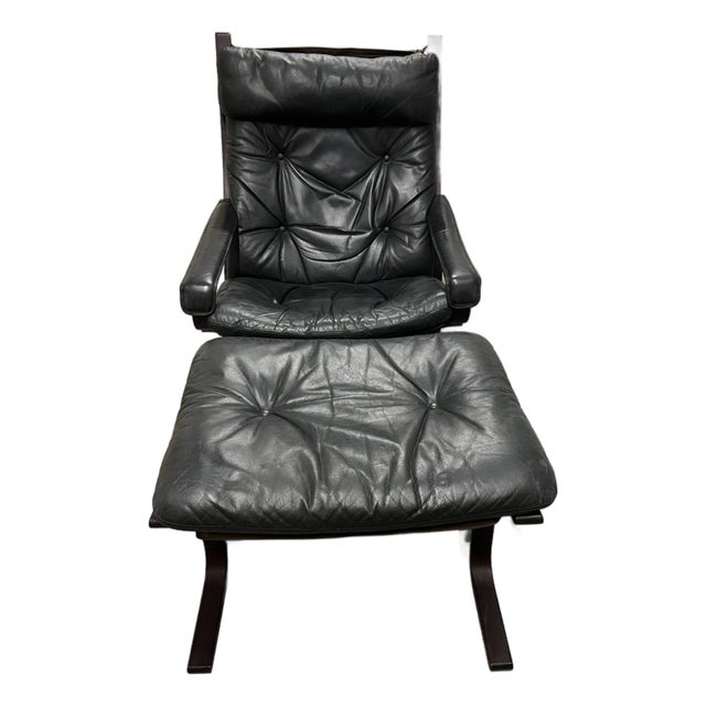 1970s Westnofa Siesta Chair & Ottoman For Sale