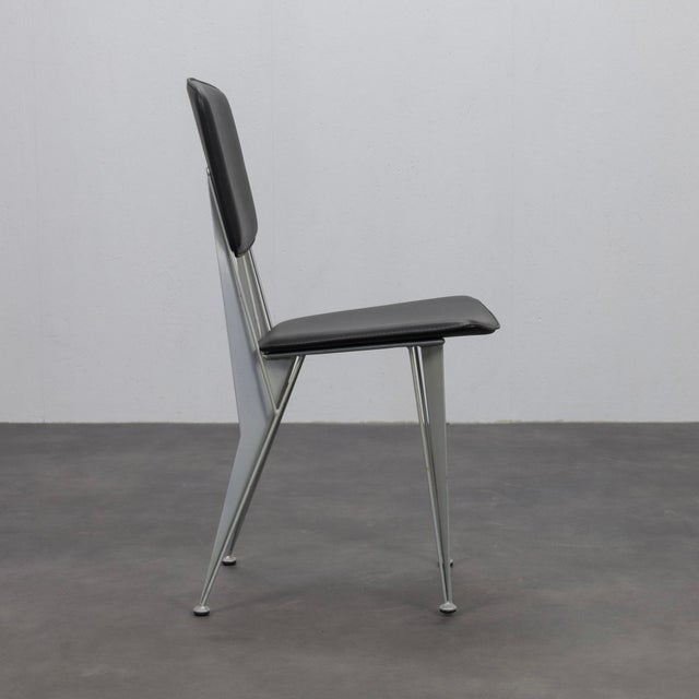 T38 Dining Chairs by Studio Archirivolto for Fasem, Italy, 1980s, Set of 4 For Sale - Image 4 of 10