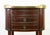 Vintage Mahogany Bedside Table with Marble Top, Italy For Sale - Image 3 of 7