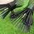1970s Black Metal Small Tube Starburst Style Wall Sconces - a Pair For Sale - Image 4 of 6