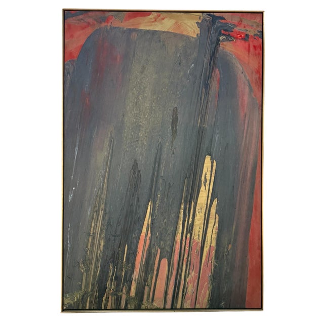 Francine Tint, Large Modernist Abstract Color Field Acrylic Painting Woman Artist Francine Tint For Sale In Miami - Image 6 of 18