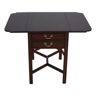 Henkel Harris Drop Side Mahogany Pembroke Table For Sale