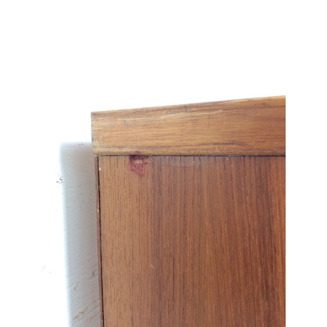 Danish Modern Teak Media Storage Entertainment Stand With Step Design For Sale - Image 9 of 18