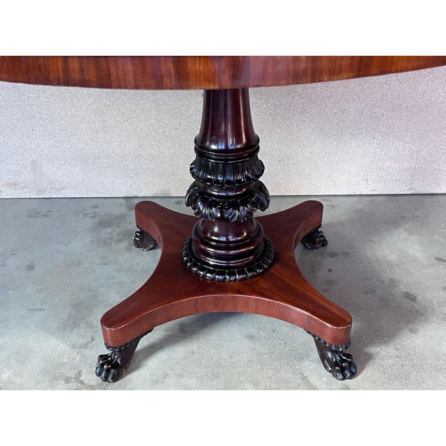 Mid 19th Century Mahogany, Oval Table, circa the 19th Century For Sale - Image 5 of 18