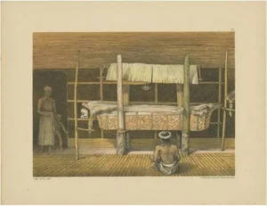 Carl Alfred Bock, Dayak Chief in Borneo, 1881, Paper