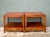 Brown Vintage Baker Milling Road Campaign Side Tables - A Pair For Sale - Image 8 of 12