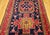 Vintage Persian Hamadan Gallery Rug, Hand-Knotted Wool, Geometric Bird Motifs Design, Navy & Red, 5x11 For Sale - Image 16 of 17