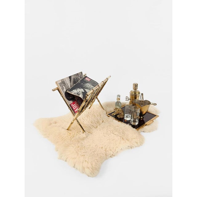 A stunning vintage magazine holder made between the 1950s and 1960s. It was certainly made in Italy, as can be read from...