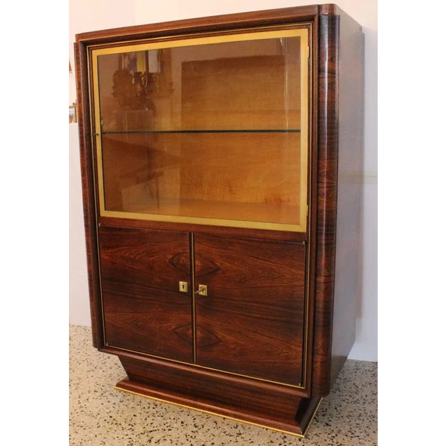French Art Deco 1930s Christian Krass Style Display Cabinet For Sale - Image 13 of 13