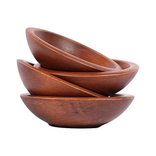 Handmade Wooden Bowls - Set of 4 For Sale