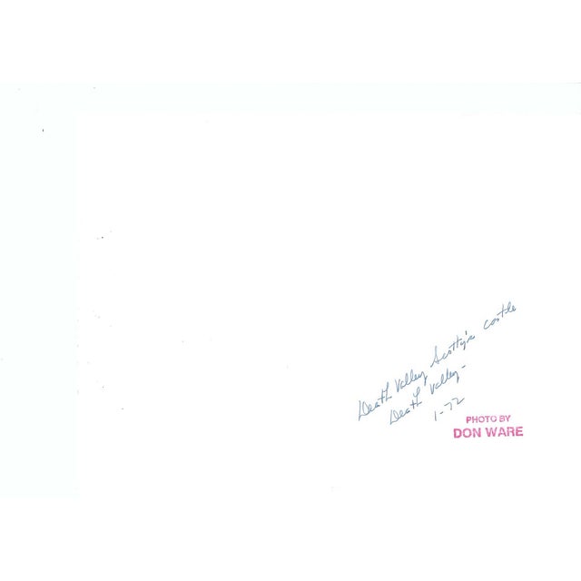 1972 black and white photo by Los Angeles, California based photographer Don Coleman Ware (1921-2006) of Death Valley...