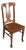 Antique Arts & Crafts Quartersawn Oak Saddle Seat Desk Side Chair Paw Foot For Sale