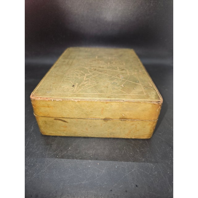 Animal Skin Dwight D. Eisenhower 'Operation Monsoon' Cigarette Box For Sale - Image 7 of 9