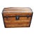 Early 20th Century Refinished American Rolling Pine Blanket Chest Storage Trunk For Sale