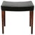 Mid-Century Danish Modern Wood and Black Leather Stool, 1960s For Sale - Image 12 of 12