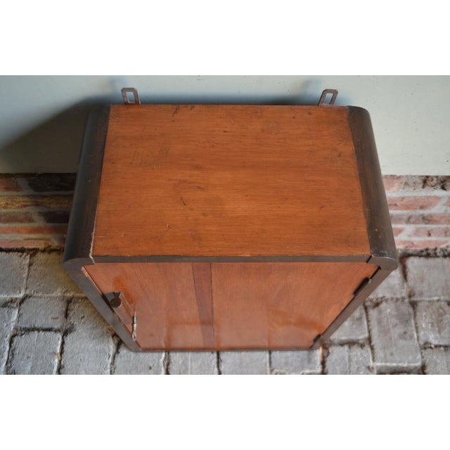 Antique Art Deco Medicine Cabinet in Mahogany For Sale - Image 3 of 7