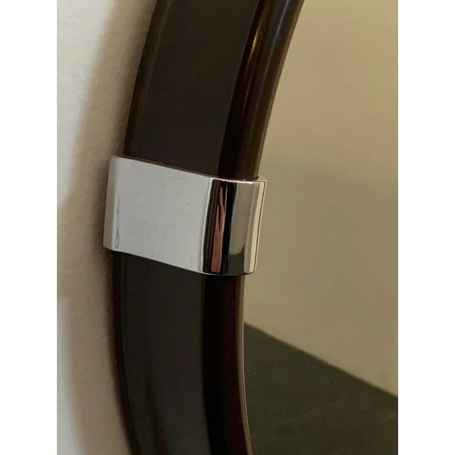 Mirror with Plastic Frame & Steel Fittings, 1970s For Sale - Image 6 of 8