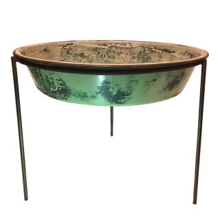 Vintage Industrial Basin Planter For Sale