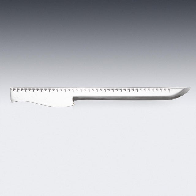 Hermès Vintage 20th Century French Silver Letter Opener from Hermès, 1970 For Sale - Image 4 of 10